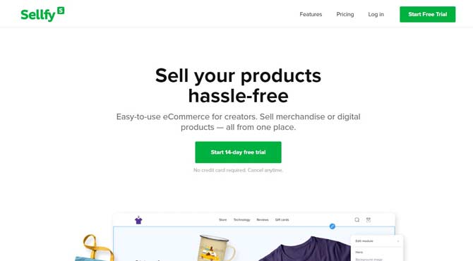 Sellfy marketplace