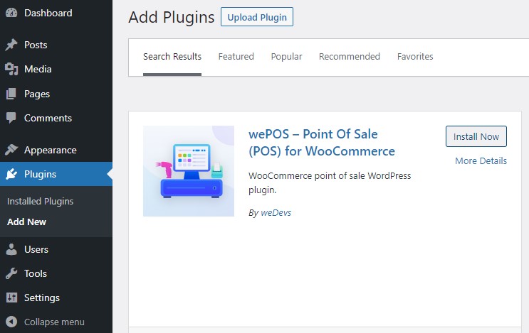 wePOS plugin free