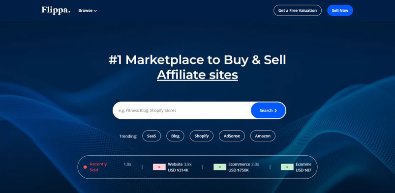 Flippa online marketplace