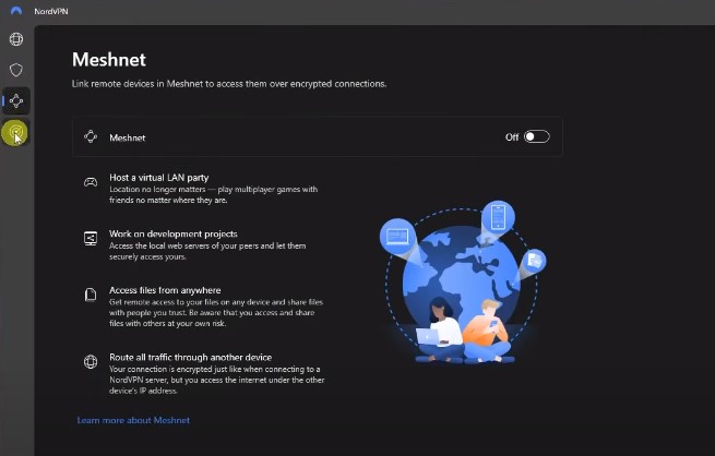nordvpn meshnet