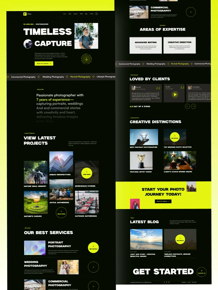 Fotiva - Photography Webflow Website Template.webp