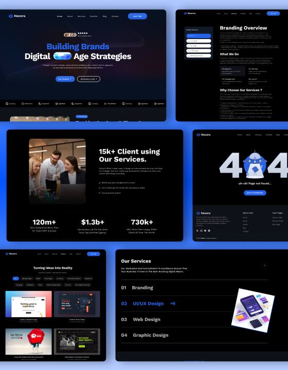 Nexora-Webflow Portfolio Template for Agency