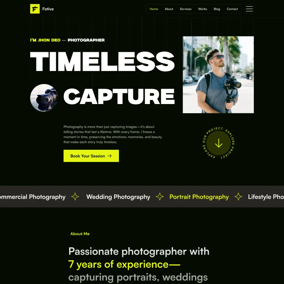 Fotiva Webflow Template