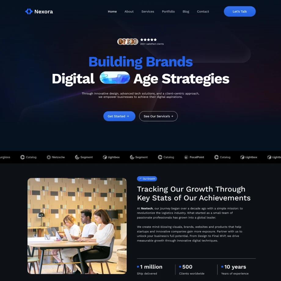 Nexora Agency Template