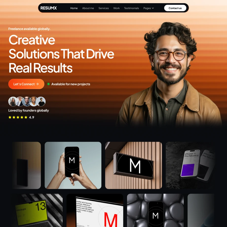 Resumx Webflow Template