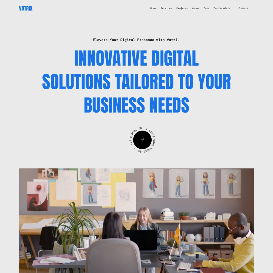 Votrix Agency Template