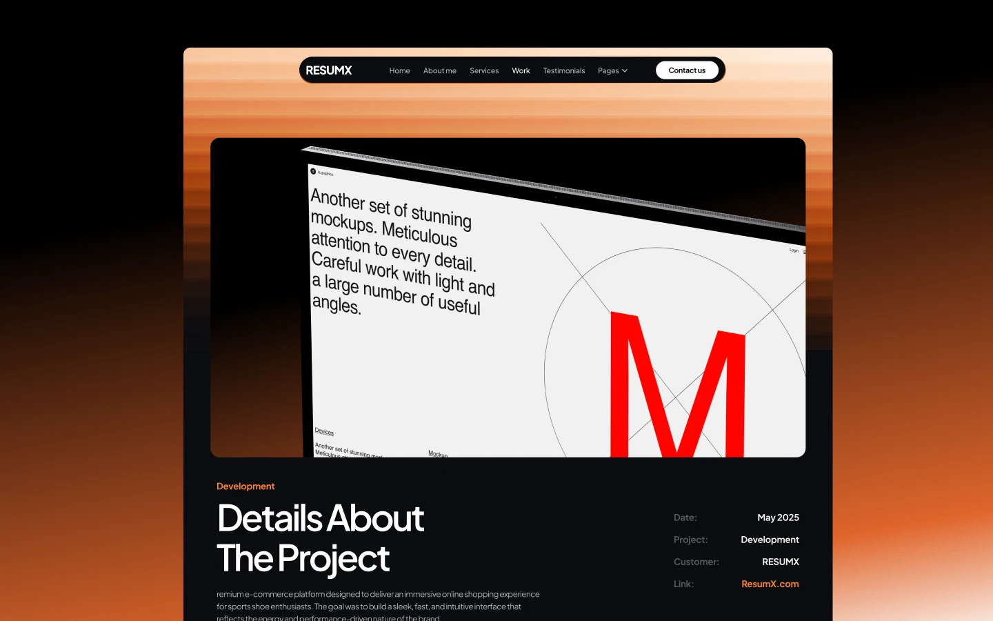 portfoilo webflow template